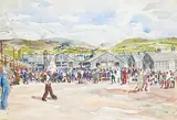 Frank Brangwyn, Untitled - Prisoner of War Camp