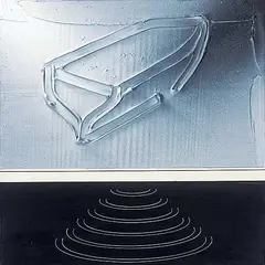Allan Dunning, Proposal - Gouged Boat, 1985, mixed media on wood board