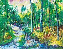 Gaeton Gauthier, Bois de St. Felix, oil on canvas