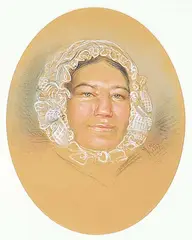 Frederick William Lock, Native Woman, 1857, pastel on paper