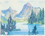A.C. and Barbara Leighton - Barleigh, Emerald Lake #55/100