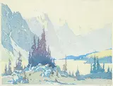 A.C. and Barbara Leighton - Barleigh, Moraine Lake #16/100