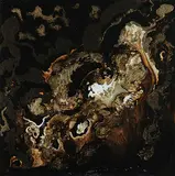 Catherine Campbell, Untitled - Brown Galaxy, acrylic and resin on board
