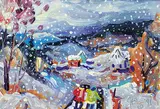 Coldstream Country by Rod Charlesworth, oil on wood board, sold May 2016