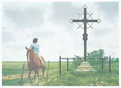 French Cross #133/950 by Alex Colville, photolithographic reproduction on paper, sold May 2016