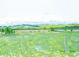 Ken Christopher, Spring Green, 1977, oil on canvas