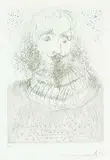Shakespeare #E.A. by Salvador Dalí, 1968, colour etching on paper, sold May 2016