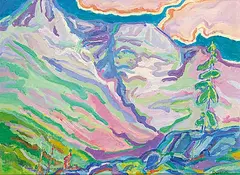 Night Clouds by William Duma, oil on canvas board, sold May 2016