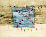 Richard Gorenko, Blue Yonder, 1980, mixed media on photographic paper
