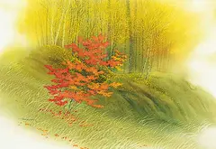 Kazuo Hamasaki, September Song, gouache and watercolour on paper