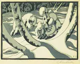 Ernest Friedrich Lindner, Untitled - Winter Scene