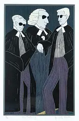 James G. Odell, The Calling #4/12, colour silkscreen on paper