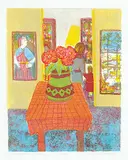 Muttart Art Gallery #48/50 by John Harold Thomas Snow, 1987, colour lithograph on paper, sold May 2016