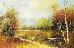 Tinyan Chan, Dewdney B.C., oil on canvas