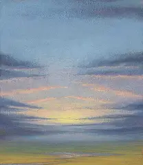Shannon Williamson, Early in the Morning, 2012, encaustic on canvas board