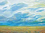 Steve Coffey, Foothills Toward Nanton, 2012, oil on canvas