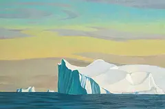 Alan Caswell Collier, In Baffin Bay, 1980, oil on wood board