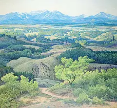 Gilbert A. Flodberg, A Summer Wind, oil on canvas