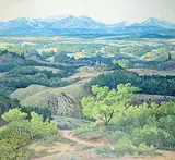 Gilbert A. Flodberg, A Summer Wind, oil on canvas