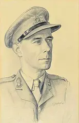 E. J. Hughes, F.W. Guernsey, Stanley Park Fort, 1940, graphite on paper