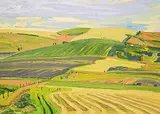 Illingworth Kerr, Autumn Fields South of Red Deer Lake