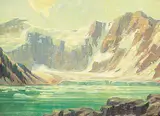 Alfred Crocker Leighton, Untitled - Lake McCarthur, oil on canvas