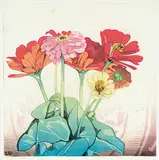 Zinnias #32/100 by Walter J. Phillips, 1928, colour wood block on paper, sold Apr 2016