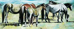 Paul Van Ginkel, Together Again, 1998, acrylic on canvas