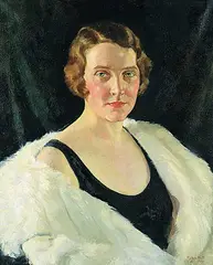 Henry Robertson Watt, Untitled - Portrait of an Elegant Woman [Dorothy Isobel Binns], 1931, oil on canvas