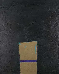 Toyo Kawamura, Vostok, 1977, mixed media on canvas