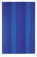 Guido Molinari, Blue Quantifer #27/40, 1992, colour silkscreen on paper