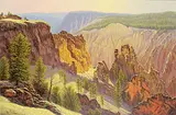 Michael L. Coleman, North Rim - Grand Canyon of the Yellowstone, 1981, oil on canvas
