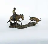 Jay Contway, FT. Worth Cutter #6/30, 1982, bronze sculpture