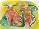 Adolf Benca, Grammar of Ornaments, 1986, mixed media on paper