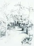 Molly Lamb Bobak, Forest Path