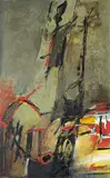 Monique Charbonneau, Untitled - Abstraction, 1965, oil on canvas