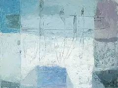 Helena Hadala, Winter Reverie #9, 2009, mixed media on paper board