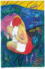 Danielle Rochon, Parfum de'cume #119/190, 1988, colour lithograph on paper