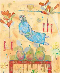 Yolanda Van Dyck, The Stars are Mine, 1999, mixed media on canvas