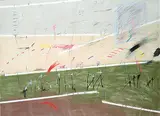 Yolanda Van Dyck, Untitled - Stravinsky's Last Rite, 1980, mixed media on paper