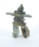 Clivelon Totan, Inukshuk, stone carving