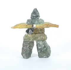 Inukshuk by Mark Totan, stone carving, sold Mar 2016