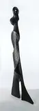 Nicola Anania, Untitled - Striding Male Figure, 1990, mixed media sculpture