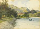 William Dalglish, The Side of Loch Achray, watercolour on paper