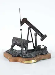 Zack Garretson, The Oiler #8/25, 1981, bronze sculpture