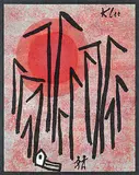 Paul - After Klee, Untitled - Playing in the Woods, colour lithograph on paper