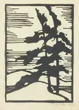 Doris Jean McCarthy, Untitled - Trees in the Wind