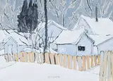 Robert F.M. McInnis, Untitled - My Backyard in Winter