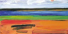 Matt Petley-Jones, Warm Beach, 2015, acrylic on canvas