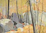 Donald Appelbe Smith, Bright Forest - Dyson Lake, 1979, oil on canvas board